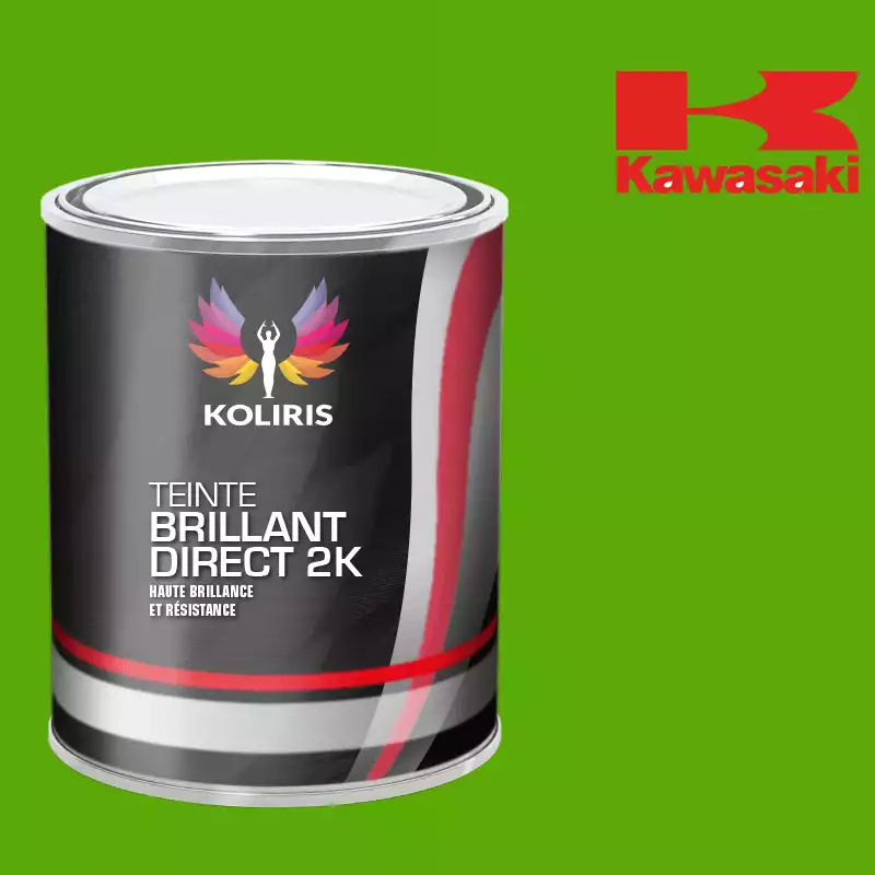 Peinture moto brillant direct VOC420 Kawasaki Moto