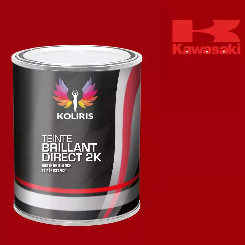 Peinture moto brillant direct VOC420 Kawasaki Moto