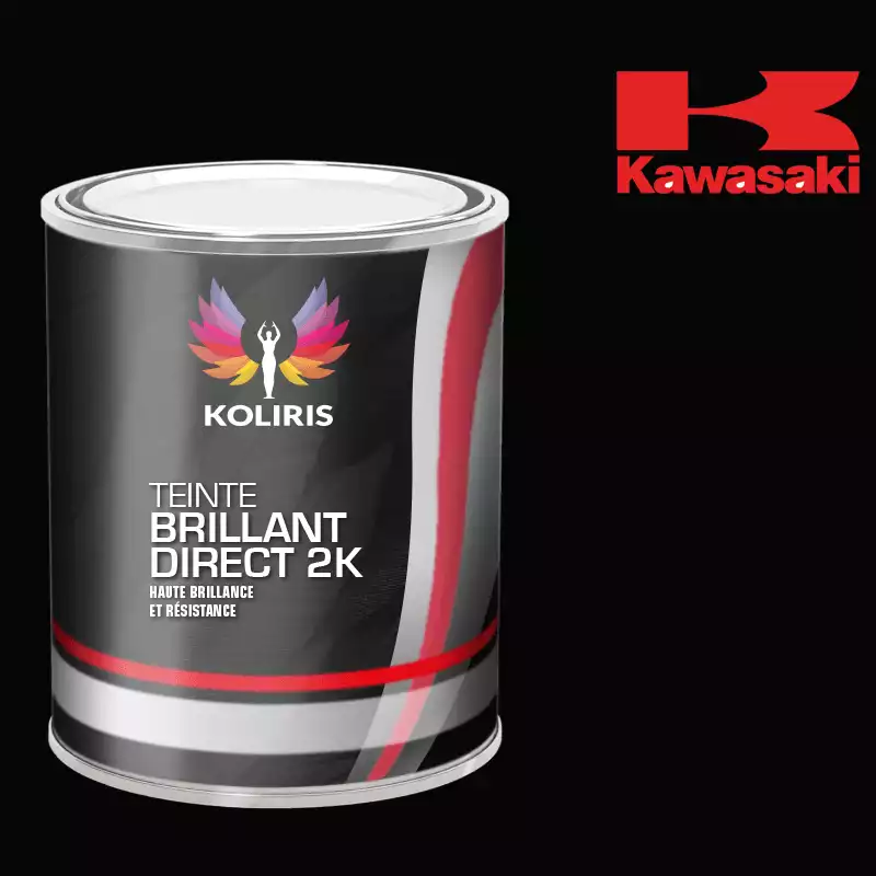 Peinture moto brillant direct VOC420 Kawasaki Moto