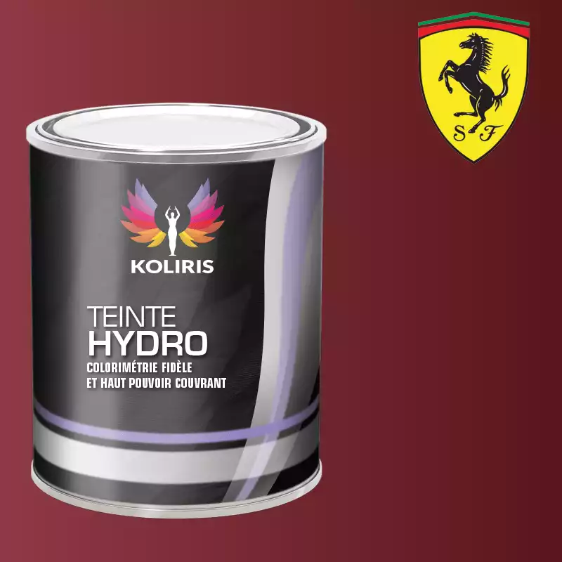 Peinture voiture hydro Ferrari