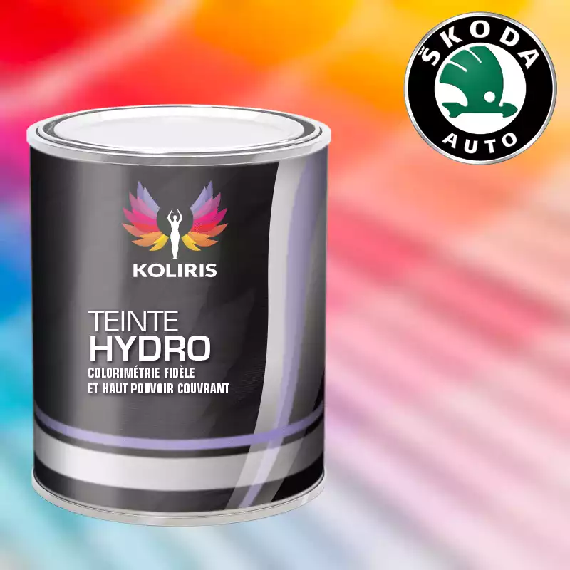 Peinture voiture hydro Skoda