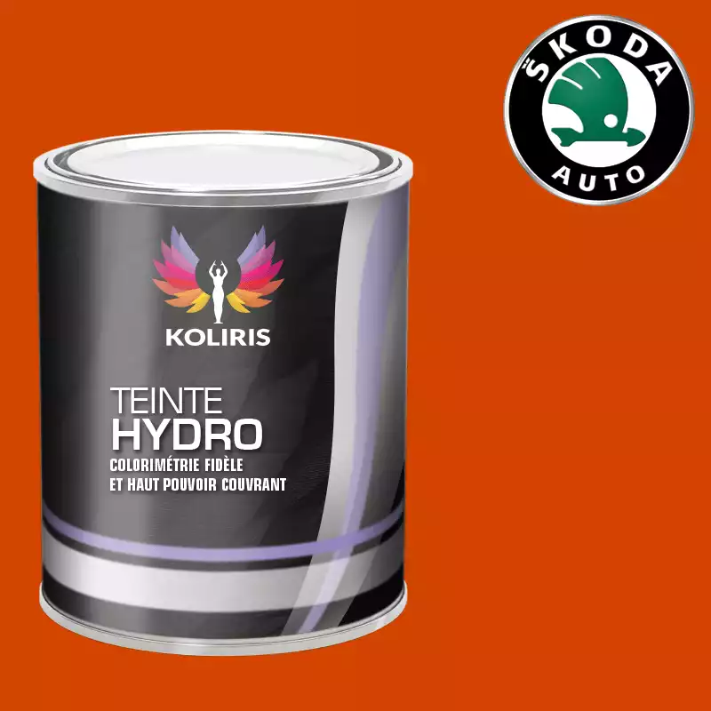 Peinture voiture hydro Skoda