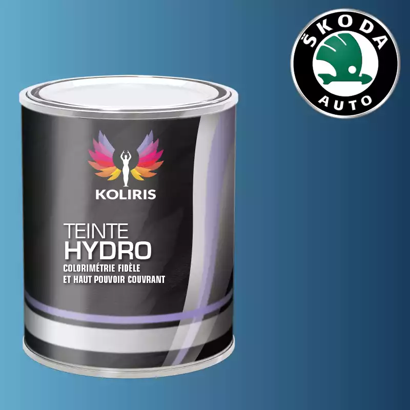 Peinture voiture hydro Skoda