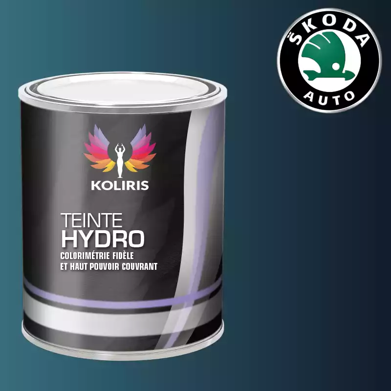 Peinture voiture hydro Skoda