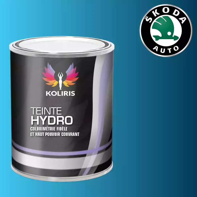 Peinture voiture hydro Skoda