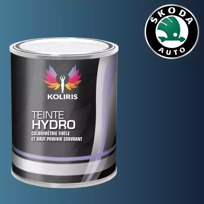 Peinture voiture hydro Skoda