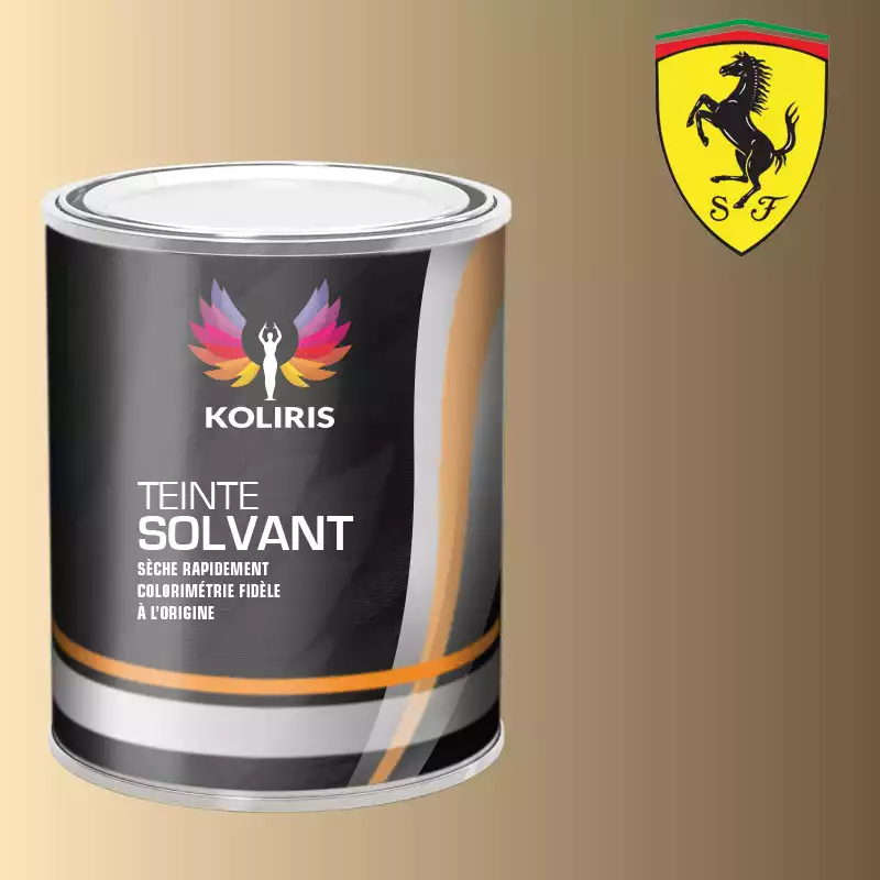 Peinture voiture solvant Ferrari