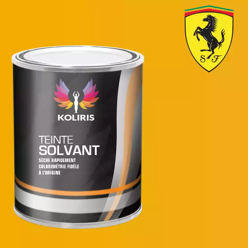 Peinture voiture solvant Ferrari