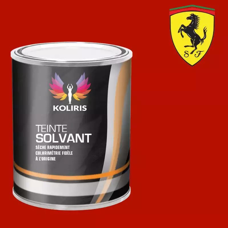 Peinture voiture solvant Ferrari