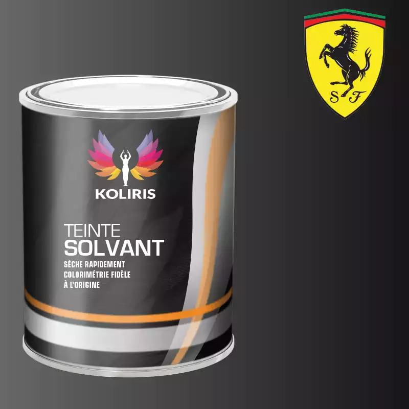 Peinture voiture solvant Ferrari