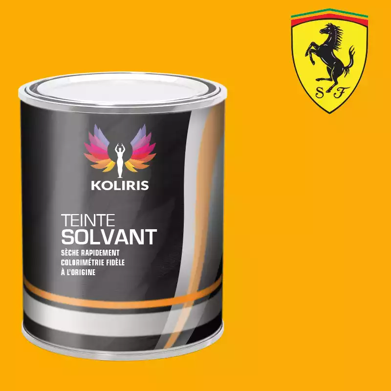 Peinture voiture solvant Ferrari