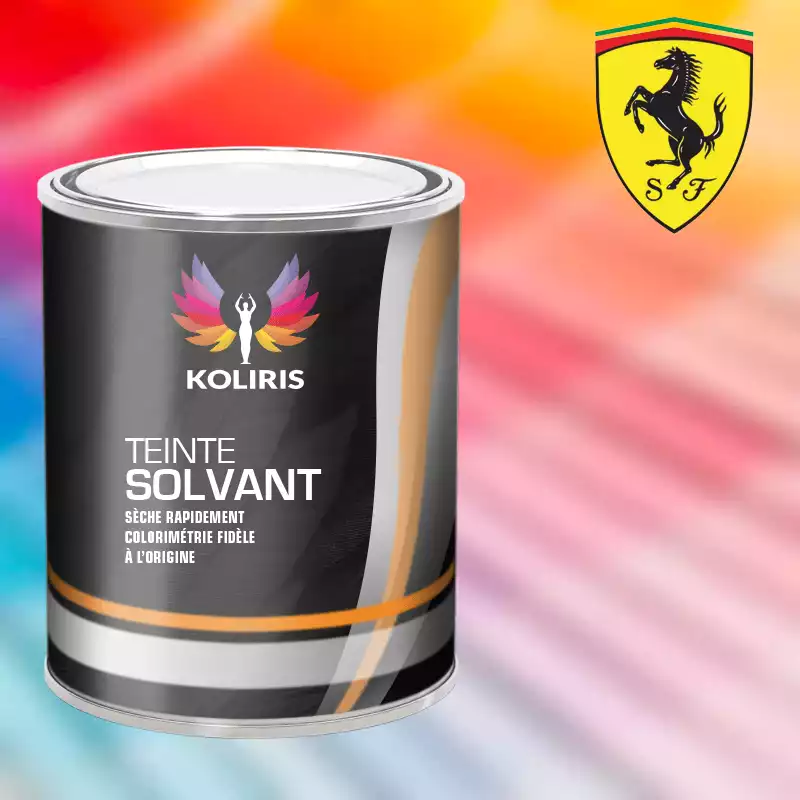 Peinture voiture solvant Ferrari