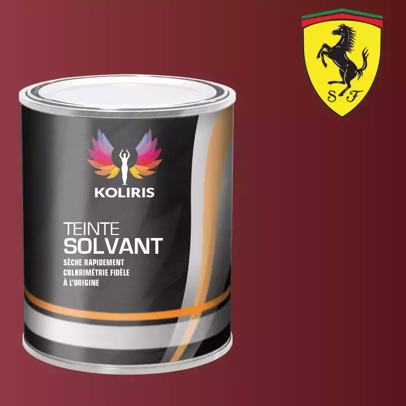 Peinture voiture solvant Ferrari