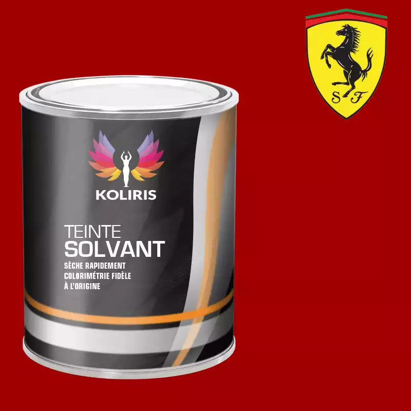 Peinture voiture solvant Ferrari