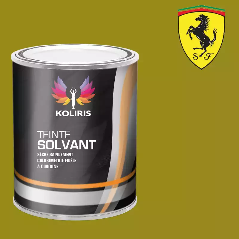 Peinture voiture solvant Ferrari