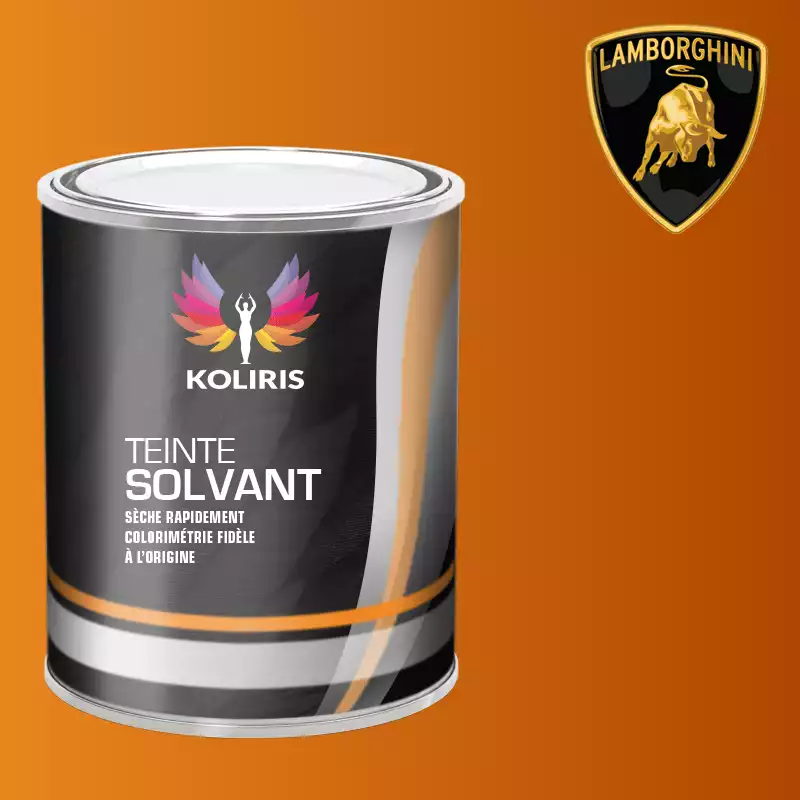 Peinture voiture solvant Lamborghini