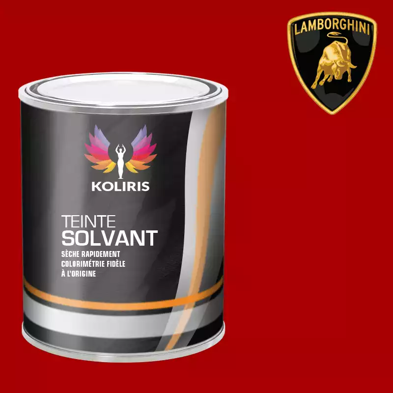 Peinture voiture solvant Lamborghini