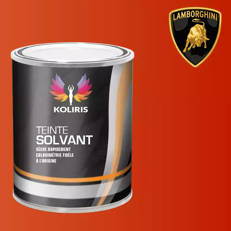 Peinture voiture solvant Lamborghini