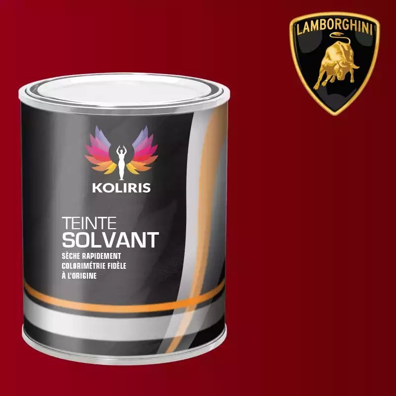 Peinture voiture solvant Lamborghini