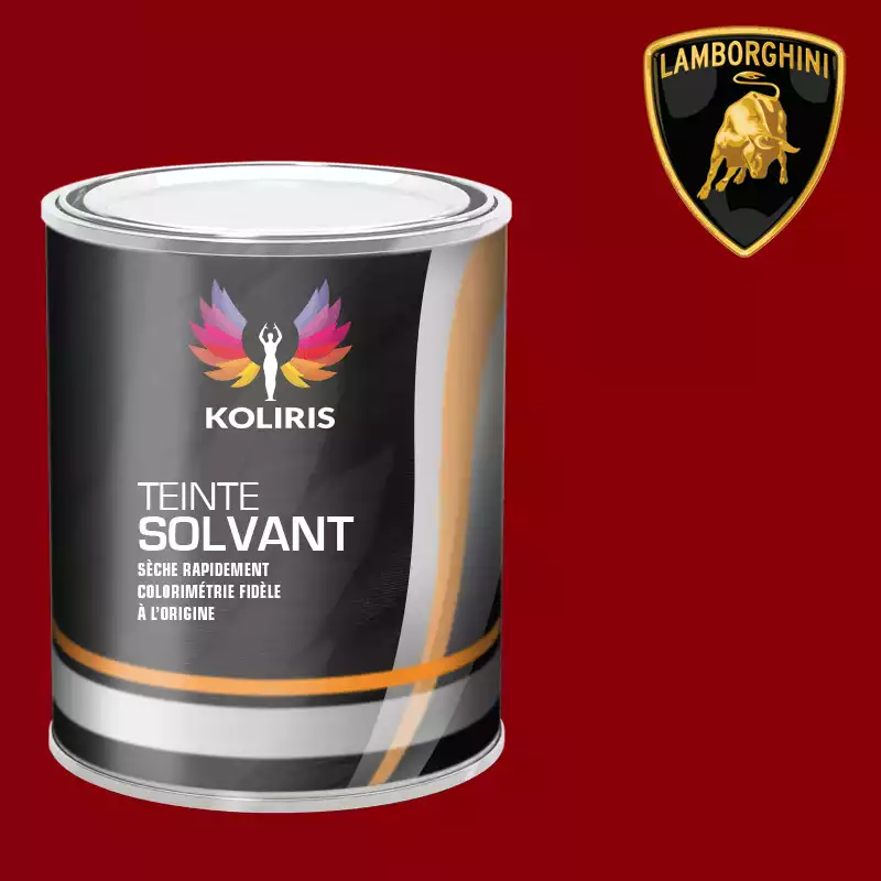 Peinture voiture solvant Lamborghini