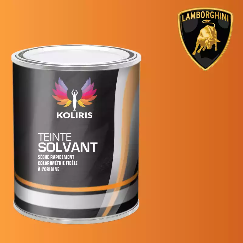 Peinture voiture solvant Lamborghini