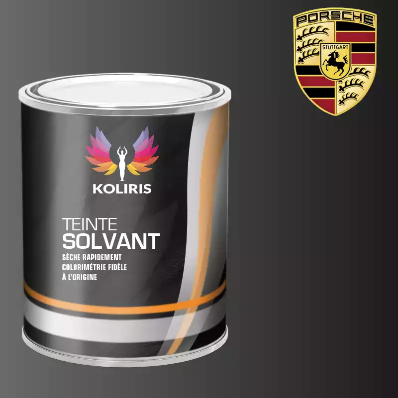 Peinture voiture solvant Porsche