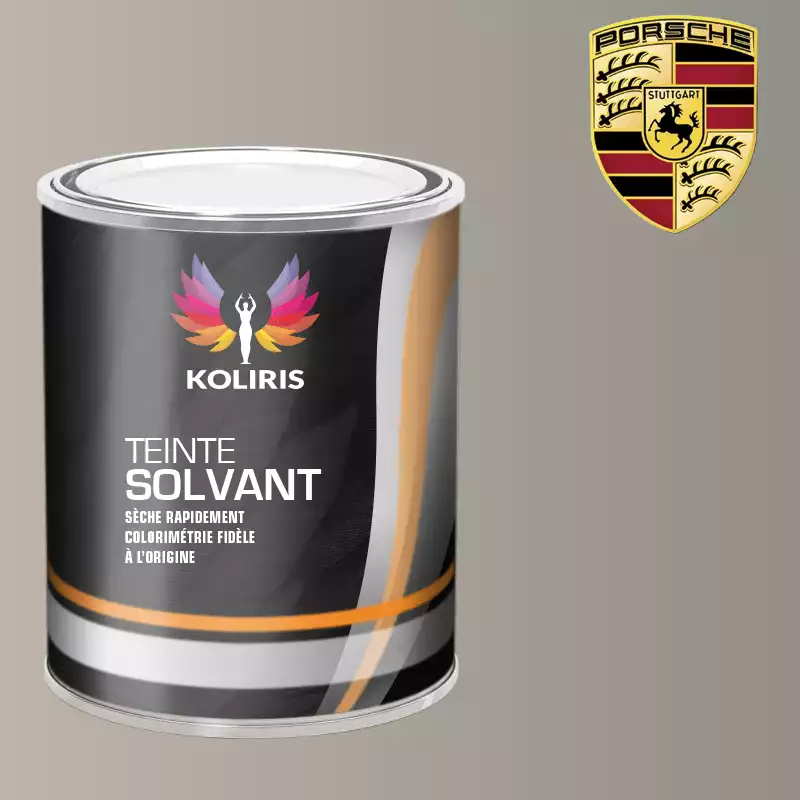 Peinture voiture solvant Porsche