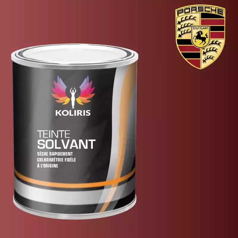 Peinture voiture solvant Porsche