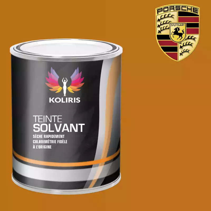 Peinture voiture solvant Porsche