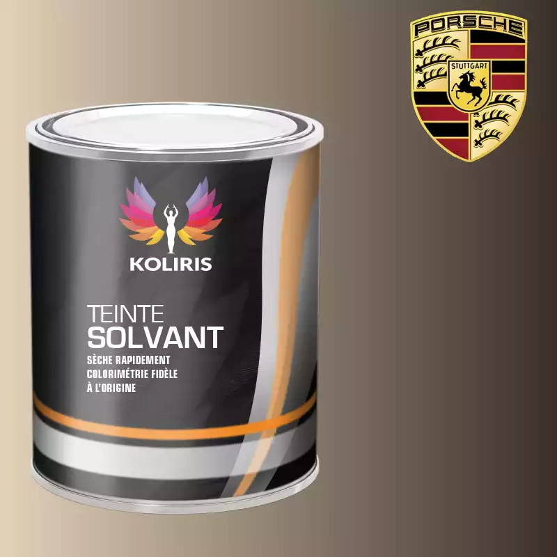 Peinture voiture solvant Porsche