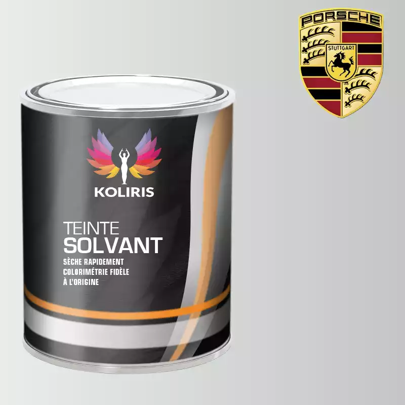 Peinture voiture solvant Porsche