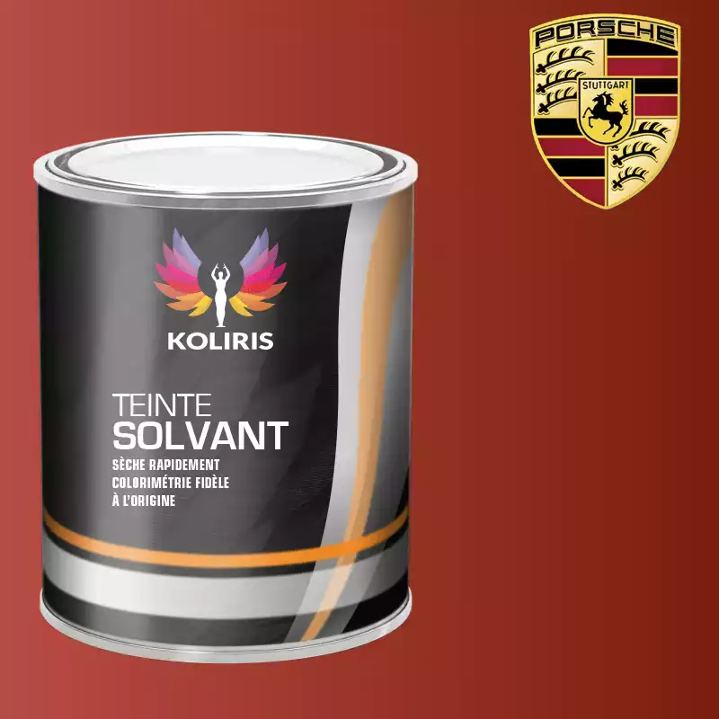 Peinture voiture solvant Porsche