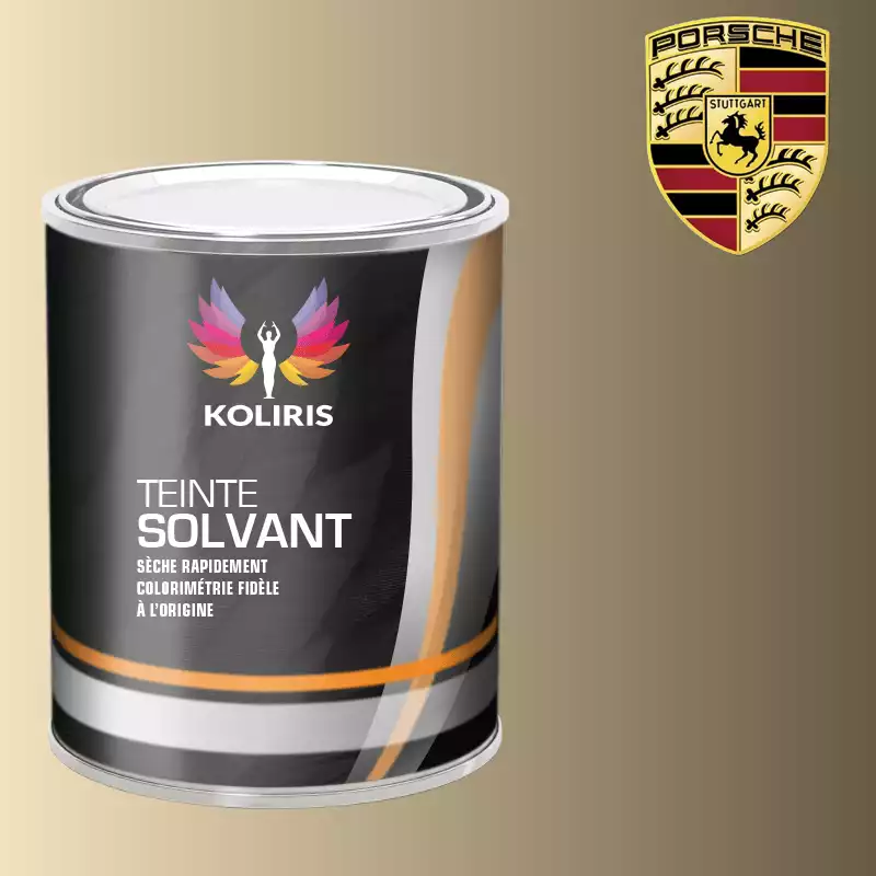 Peinture voiture solvant Porsche