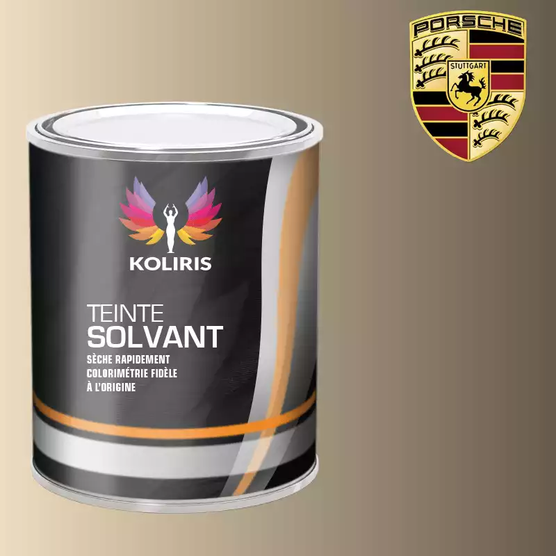 Peinture voiture solvant Porsche