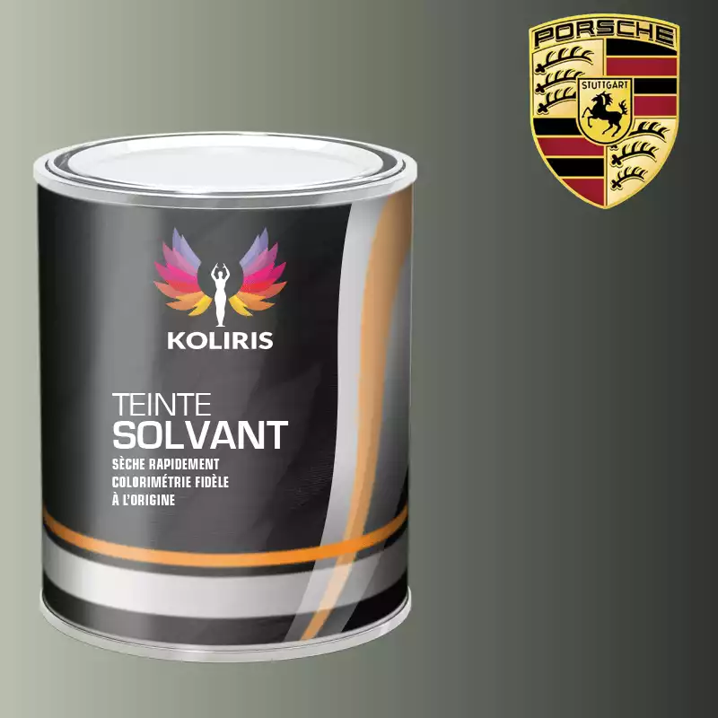 Peinture voiture solvant Porsche