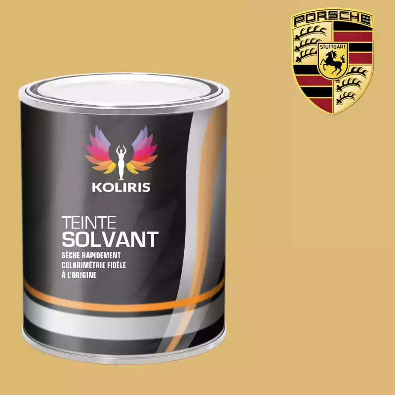 Peinture voiture solvant Porsche