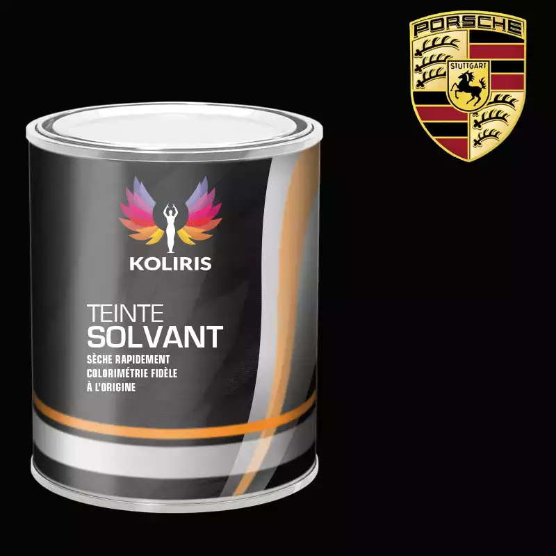 Peinture voiture solvant Porsche