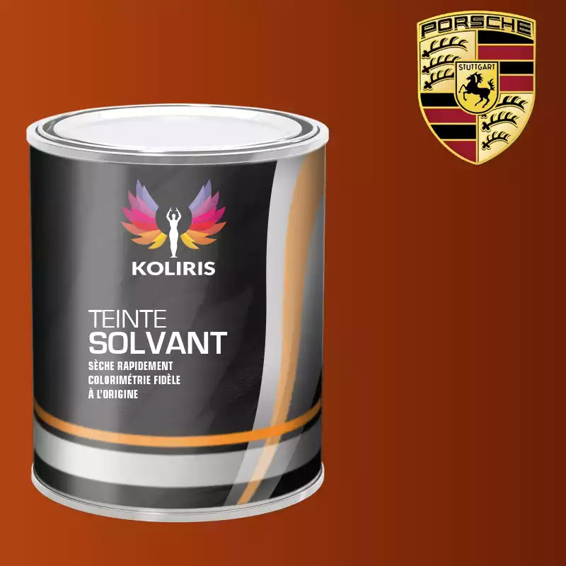 Peinture voiture solvant Porsche