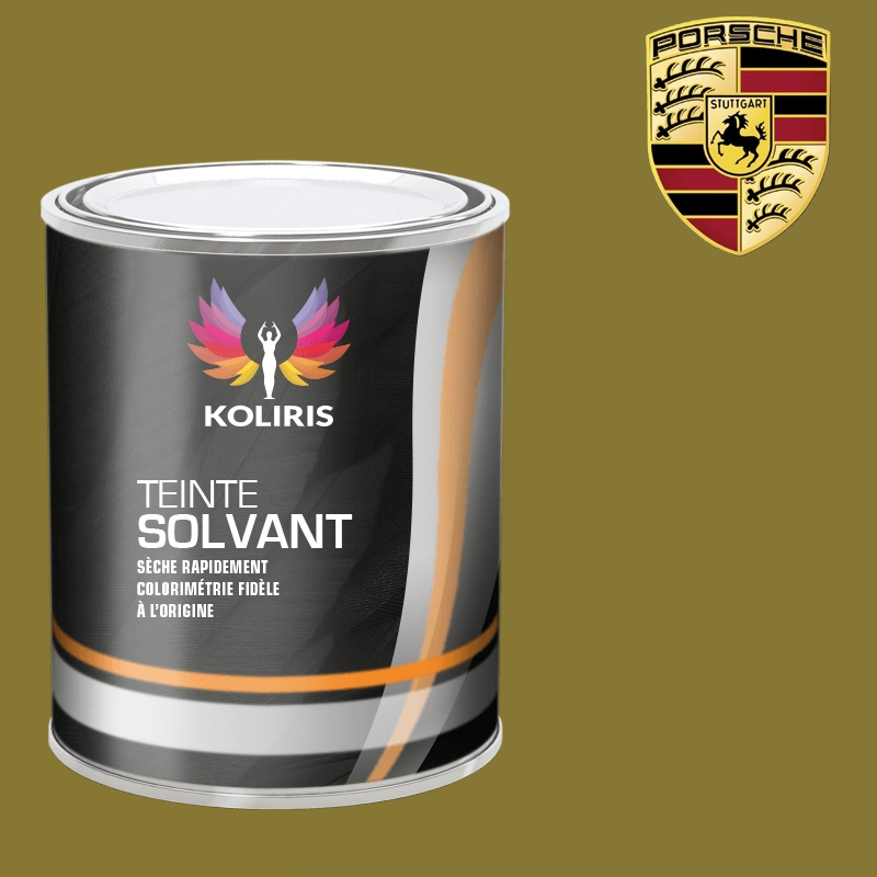 Peinture voiture solvant Porsche