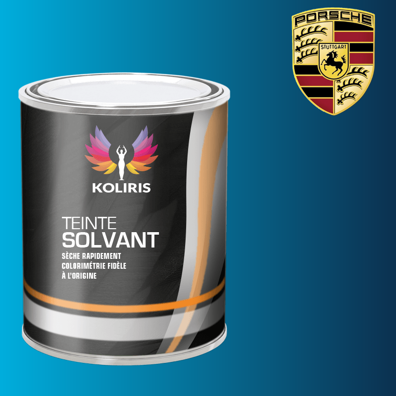 Peinture voiture solvant Porsche