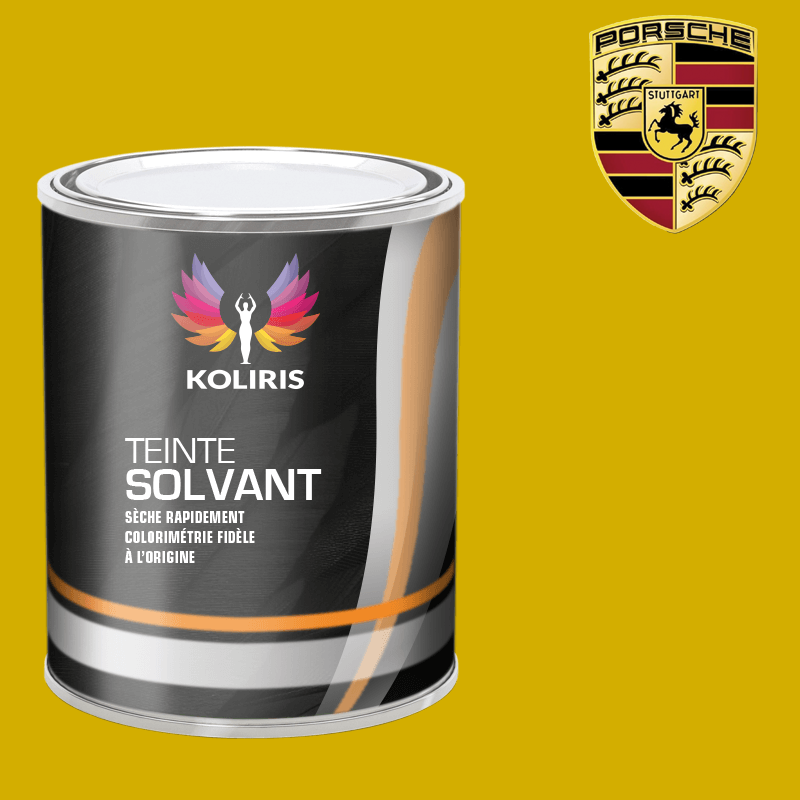 Peinture voiture solvant Porsche