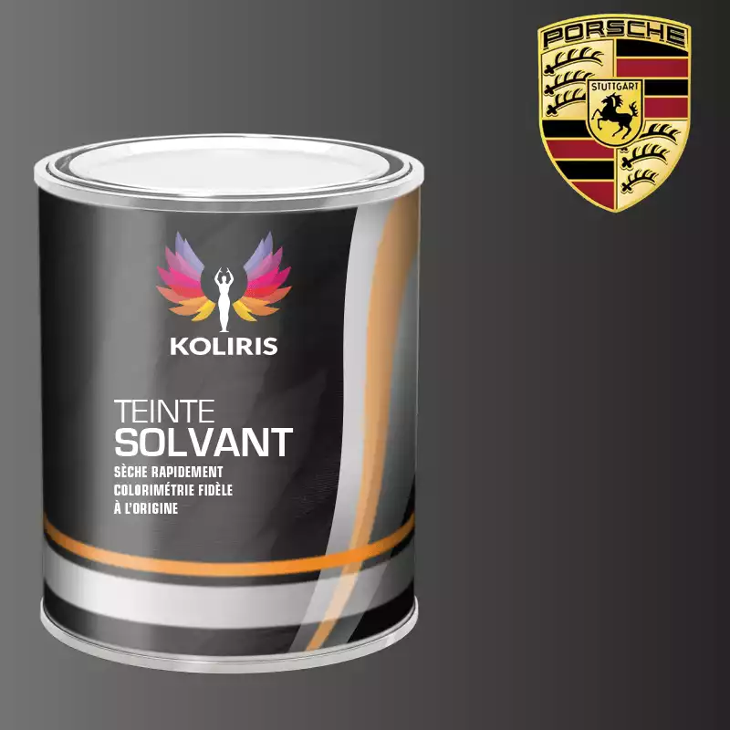 Peinture voiture solvant Porsche