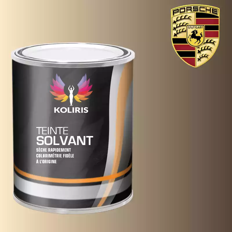 Peinture voiture solvant Porsche