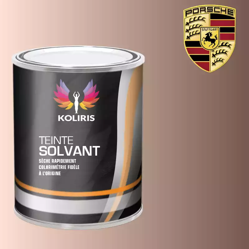 Peinture voiture solvant Porsche