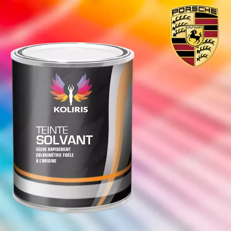 Peinture voiture solvant Porsche