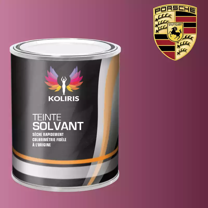 Peinture voiture solvant Porsche