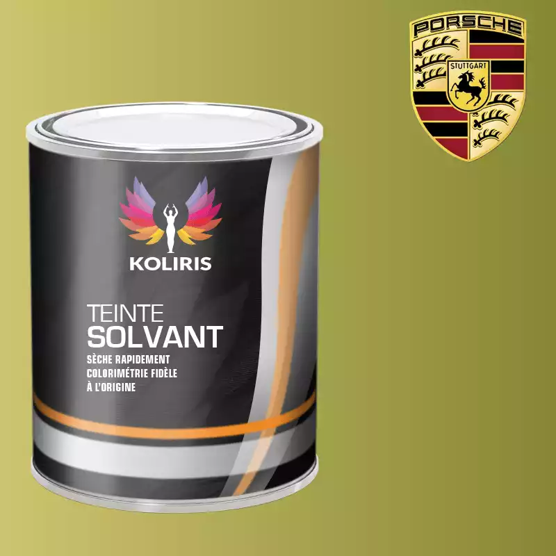 Peinture voiture solvant Porsche