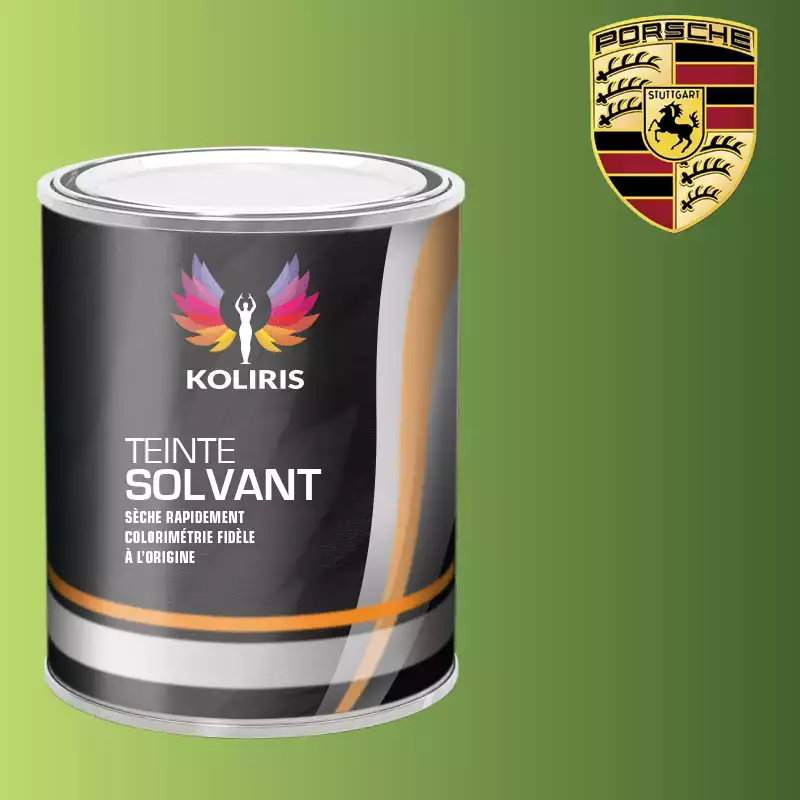 Peinture voiture solvant Porsche