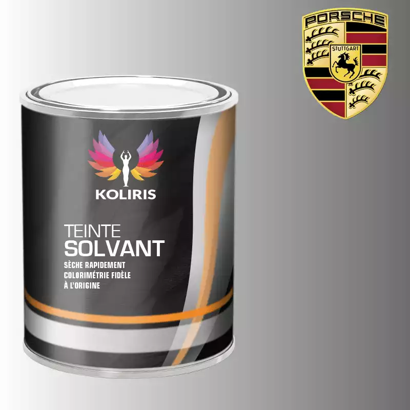 Peinture voiture solvant Porsche