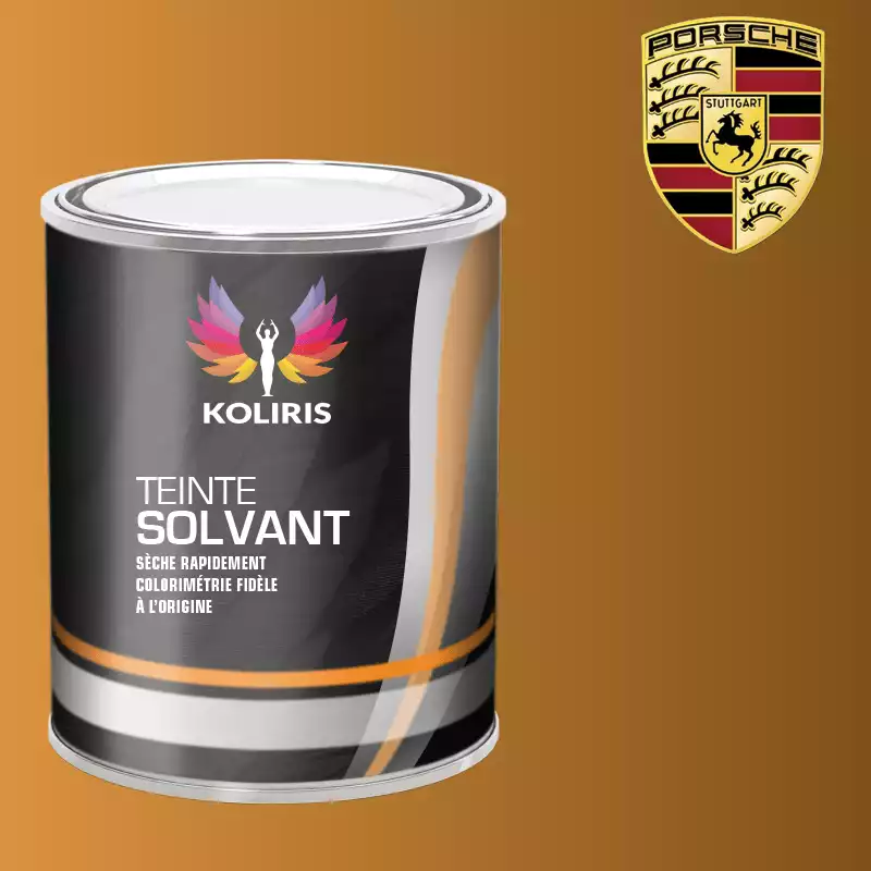 Peinture voiture solvant Porsche